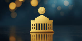 Institutional interest in crypto ETFs, shown in a news-style image