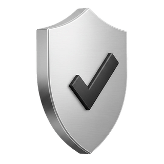 Tick icon rendered in 3D on the Sablevor how it works page