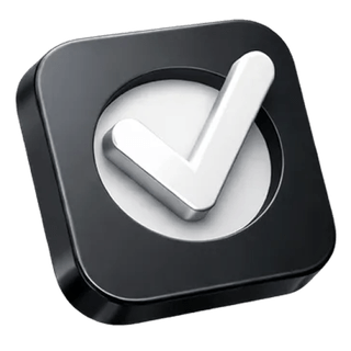 3D checkmark confirmation icon featured on the Sablevor about page